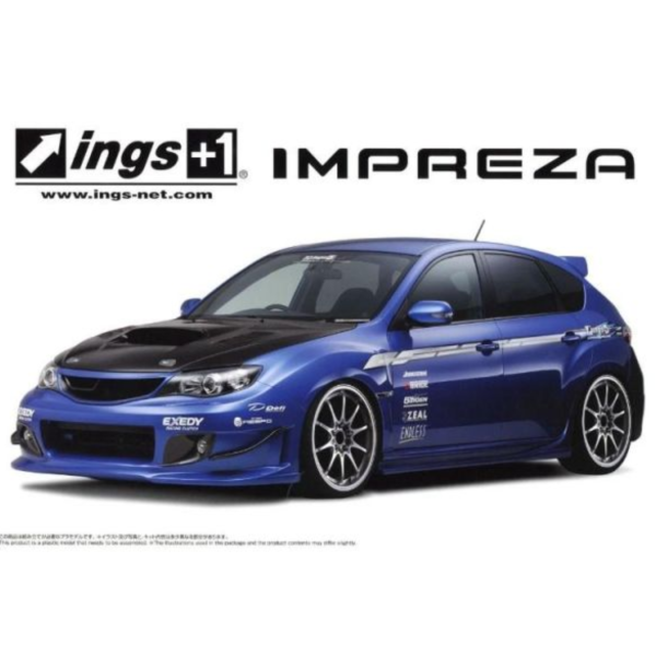 (預購) AOSHIMA 青島 1/24 改裝#35 速霸陸 ings GRB IMPREZA WRX STI "07 組裝模型 20260707 AOSHIMA 青島 1/24 改裝#35 速霸陸 ings GRB IMPREZA WRX STI "07 組裝模型