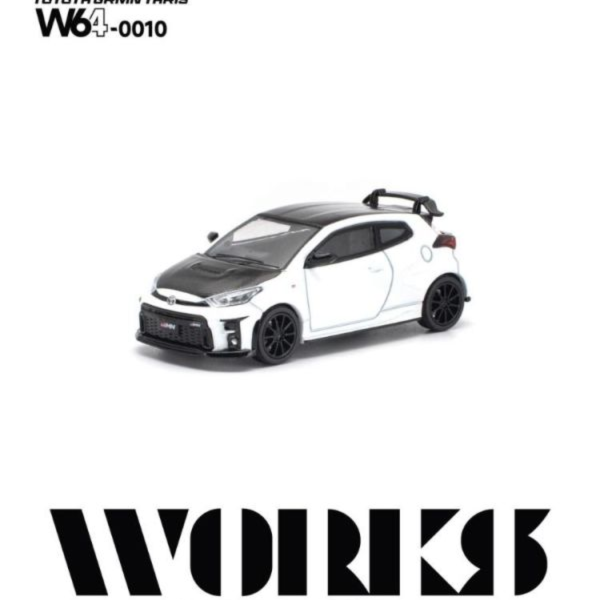 (預購) WORKS MODEL 1/64 豐田 TOYOTA GRMN YARIS WHITE W640010 20260809 WORKS MODEL 1/64 豐田 TOYOTA GRMN YARIS WHITE W640010
