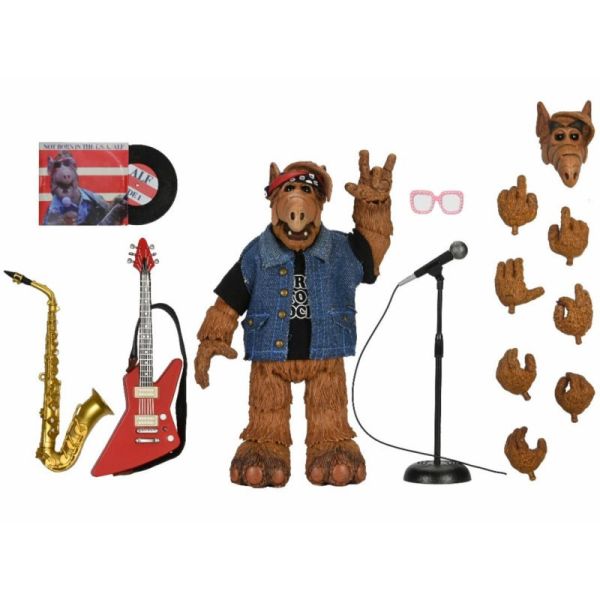 NECA 7吋 家有阿福 阿福 Born to Rock Alf 可動完成品 NECA 7吋 家有阿福 阿福 Born to Rock Alf 可動完成品