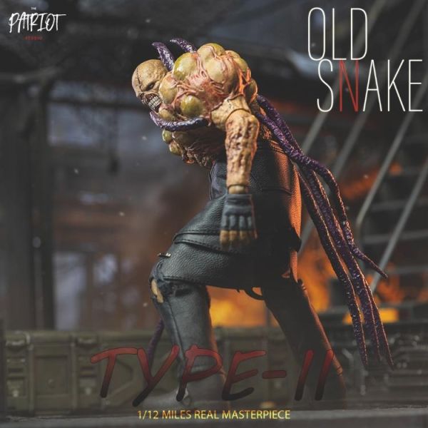 (預購) PatriotStudio 1/12 惡靈古堡2 追蹤者 oldsnake B款 第二型態 下半身黑皮衣 可動完成品 20260331 PatriotStudio 1/12 惡靈古堡2 追蹤者 oldsnake B款 第二型態 下半身黑皮衣 可動完成品