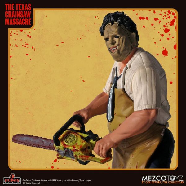 MEZCO TOYZ 5 Points 德州電鋸殺人狂 1974 皮面人 3.75吋 可動完成品 MEZCO TOYZ 5 Points 德州電鋸殺人狂 1974 皮面人 3.75吋 可動完成品