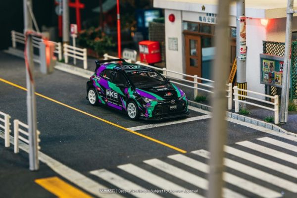 TARMAC WORKS 1/64 豐田 HKS Toyota GR Corolla T64G-066-HKS TARMAC WORKS 1/64 豐田 HKS Toyota GR Corolla T64G-066-HKS