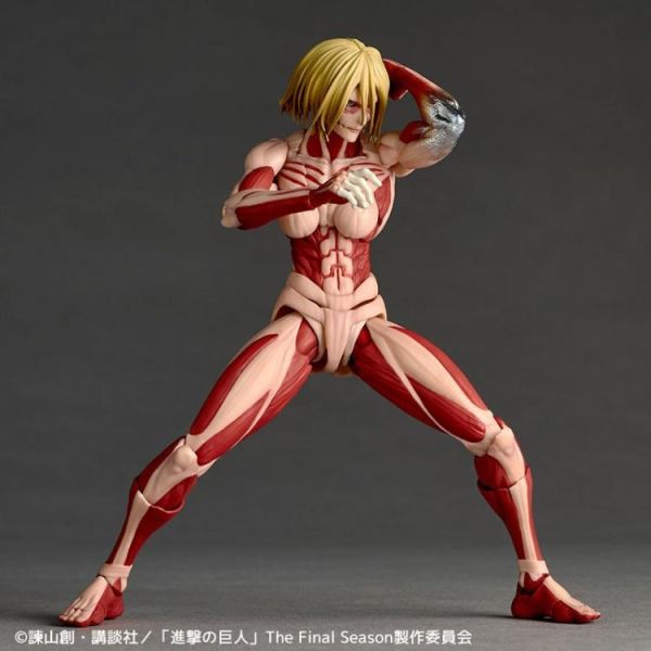 (預購) KAIYODO 海洋堂 Revoltech 驚奇山口式 進擊的巨人 女巨人 亞妮 2026版 可動完成品 NR100 20260510 KAIYODO 海洋堂 Revoltech 驚奇山口式 進擊的巨人 女巨人 亞妮 2026版 可動完成品 NR100