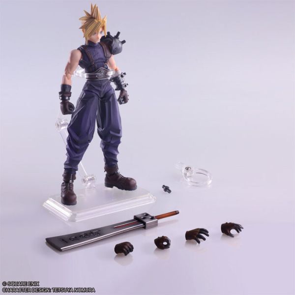 SQUARE ENIX BRING ARTS 最終幻想7 太空戰士7 FF7 克勞德 Hardedge 一刀兩斷 可動完成品 SQUARE ENIX BRING ARTS 最終幻想7 太空戰士7 FF7 克勞德 Hardedge 一刀兩斷 可動完成品