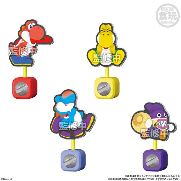 BANDAI 盒玩 超級瑪利歐 標籤夾 全16種 一中盒16入販售 BANDAI 盒玩 超級瑪利歐 標籤夾 全16種 一中盒16入販售
