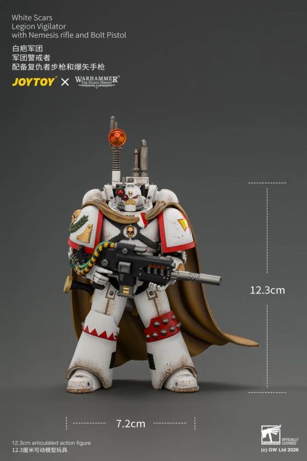 (預購) JOYTOY 1/18 戰鎚 荷魯斯之亂 白疤軍團 軍團警戒者 可動完成品 JT04926 20260813 JOYTOY 1/18 戰鎚 荷魯斯之亂 白疤軍團 軍團警戒者 可動完成品 JT04926