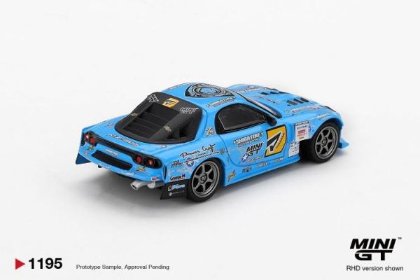 (預購) [吊卡版] MINIGT 1/64 馬自達 Mazda RX-7 RE-Amemiya 2025 D1GP RHD MGT01195-BL 20260129 [吊卡版] MINIGT 1/64 馬自達 Mazda RX-7 RE-Amemiya 2025 D1GP RHD MGT01195-BL