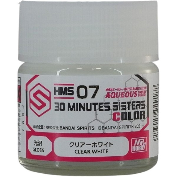 GSI 郡氏 水性漆 HMS-07 30MS專用 亮光透明白色 GSI,郡氏,水性漆,HMS-07,30MS,專用,亮光透明白色