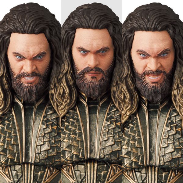 Medicom Toy MAFEX No.209 DC 查克·史奈德之正義聯盟 水行俠 阿跨面 Medicom Toy MAFEX No.209 DC 查克·史奈德之正義聯盟 水行俠 阿跨面