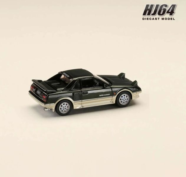 Hobby JAPAN 1/64 豐田 Toyota MR2 1600G-LIMITED SUPER CHARGER 1986  幽黑銀 (雙色) Hobby JAPAN 1/64 豐田 Toyota MR2 1600G-LIMITED SUPER CHARGER 1986  幽黑銀 (雙色)