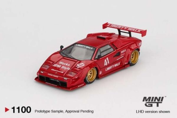 (預購) MINIGT 1/64 藍寶堅尼 Lamborghini Countach LB-WORKS Red MGT01100-L 20251002 (預購) MINIGT 1/64 藍寶堅尼 Lamborghini Countach LB-WORKS Red MGT01100-L 20251002