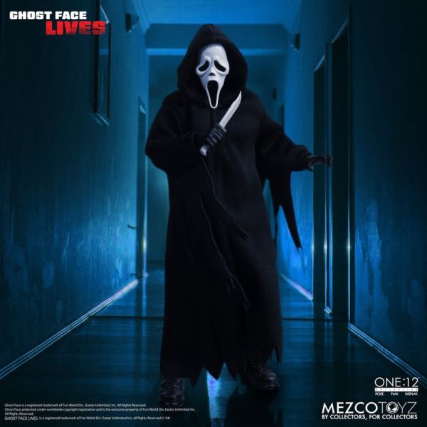MEZCO TOYZ One:12 Collective 驚聲尖叫 鬼臉 Ghost Face 可動完成品 MEZCO TOYZ One:12 Collective 驚聲尖叫 鬼臉 Ghost Face 可動完成品