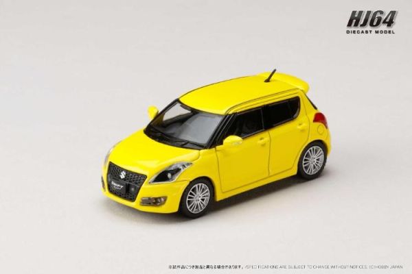 (預購) Hobby JAPAN 1/64 鈴木 SUZUKI SWIFT Sport (ZC32S) CHAMPION YELLOW 冠軍黃 HJ641082Y 20260406 Hobby JAPAN 1/64 鈴木 SUZUKI SWIFT Sport (ZC32S) CHAMPION YELLOW 冠軍黃 HJ641082Y