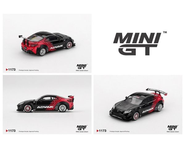 (預購) [吊卡版] MINIGT 1/64 豐田 Toyota GR86 LB Nation Advan RHD MGT01173-BL 20251211 [吊卡版] MINIGT 1/64 豐田 Toyota GR86 LB★Nation Advan RHD MGT01173-BL