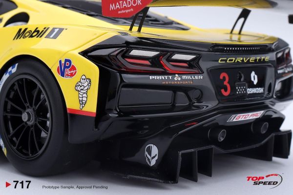 (預購) TOP SPEED 1/18 雪佛蘭 Chevrolet Corvette Z06 GT3.R #3 Corvette Racing by Pratt Miller Motorsports 2026 IMSA Daytona 24 Hrs TS0717 20260824 TOP SPEED 1/18 雪佛蘭 Chevrolet Corvette Z06 GT3.R #3 Corvette Racing by Pratt Miller Motorsports 2026 IMSA Daytona 24 Hrs TS0717