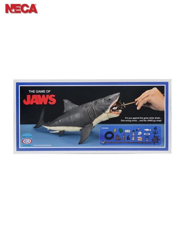 NECA 50週年紀念限定 大白鯊 JAWS 大白鯊遊戲  典藏組 15吋 可動完成品 NECA 大白鯊遊戲 50週年 15吋 可動完成品