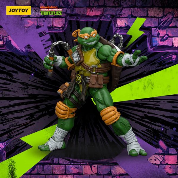 JOYTOY 1/18 忍者龜 米開朗基羅 JT6144 可動完成品 JOYTOY 1/18 忍者龜 米開朗基羅 JT6144 可動完成品