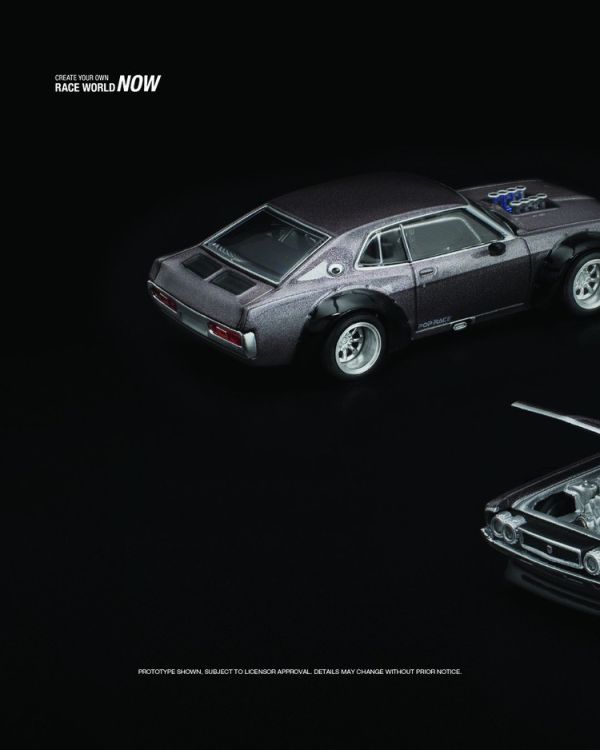 (預購) POP RACE 1/64 日產 Nissan LAUREL C130 METALLIC GREY (預購) POP RACE 1/64 日產 Nissan LAUREL C130 METALLIC GREY