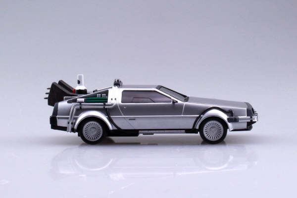 [經典再販] AOSHIMA 青島 1/43 回到未來 Back To The Future  DeLorean II 迪羅倫 迴力車 組裝模型 ,[,再販,],AOSHIMA,1/43,回到未來,Back To The Future  DeLorean II,迴力車,組裝模型,