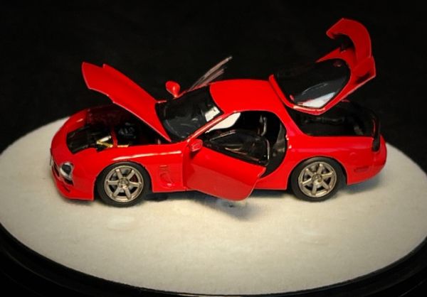 PGM 1/64 馬自達 MAZDA RX-7 RED 全合金可開 PGM-640804A 標準版&豪華版 分別販售 PGM 1/64 馬自達 MAZDA RX-7 RED 全合金可開 PGM-640804A 標準版&豪華版 分別販售