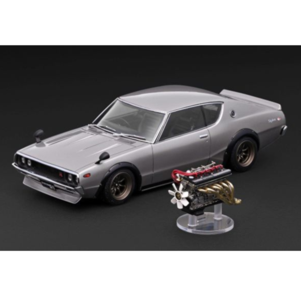 (預購) ignition model 1/18 日產 Nissan Skyline 2000 GT-R (KPGC110) Silver With Engine IG4254 20260920 ignition model 1/18 日產 Nissan Skyline 2000 GT-R (KPGC110) Silver With Engine IG4254