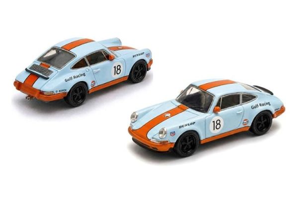 (預購) POP RACE × ENIGMA 1/64 SINGER RACING ORANGE/BLUE #18 PRE037 20260707 POP RACE × ENIGMA 1/64 SINGER RACING ORANGE/BLUE #18 PRE037