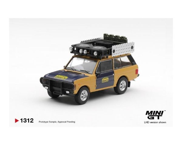 (預購) [吊卡版] MINIGT 1/64 荒原路華 Range Rover 1981 Camel Trophy Sumatra H.Fischer & W.Bays MGT01312-BL LHD 20260604 [吊卡版] MINIGT 1/64 荒原路華 Range Rover 1981 Camel Trophy Sumatra H.Fischer & W.Bays MGT01312-BL LHD