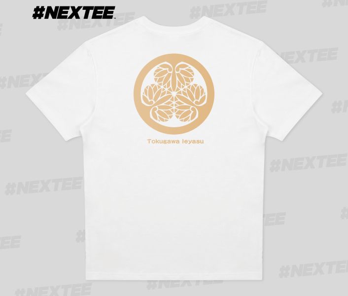 NEXTee KONEKO 德川家康 短袖T恤 白色＆黑色 NEXTee KONEKO 德川家康 短袖T恤 白色＆黑色