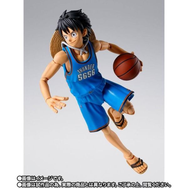 (預購) BANDAI S.H.Figuarts SHF 航海王 ONE PIECE×NBA 魯夫 雷霆隊 THUNDER ver. 可動完成品 20260420 BANDAI S.H.Figuarts SHF 航海王 ONE PIECE×NBA 魯夫 雷霆隊 THUNDER ver. 可動完成品