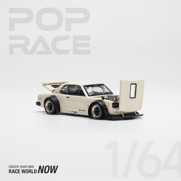POP RACE 1/64 日產 Nissan SKYLINE GT-R V8 DRIFT WHITE 白色新色 POP RACE 1/64 日產 Nissan SKYLINE GT-R V8 DRIFT WHITE 白色新色