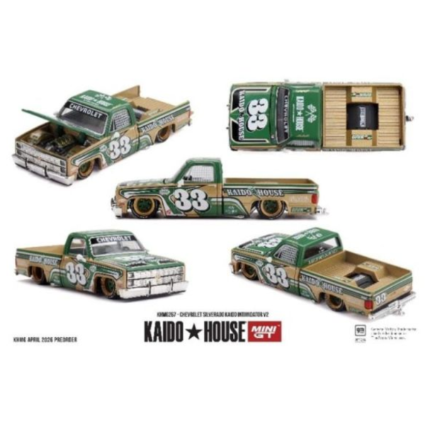 (預購) MINIGT 1/64 雪佛蘭 Chevrolet Silverado KAIDO Intimidator V2 KHMG267 20260416 MINIGT 1/64 雪佛蘭 Chevrolet Silverado KAIDO Intimidator V2 KHMG267