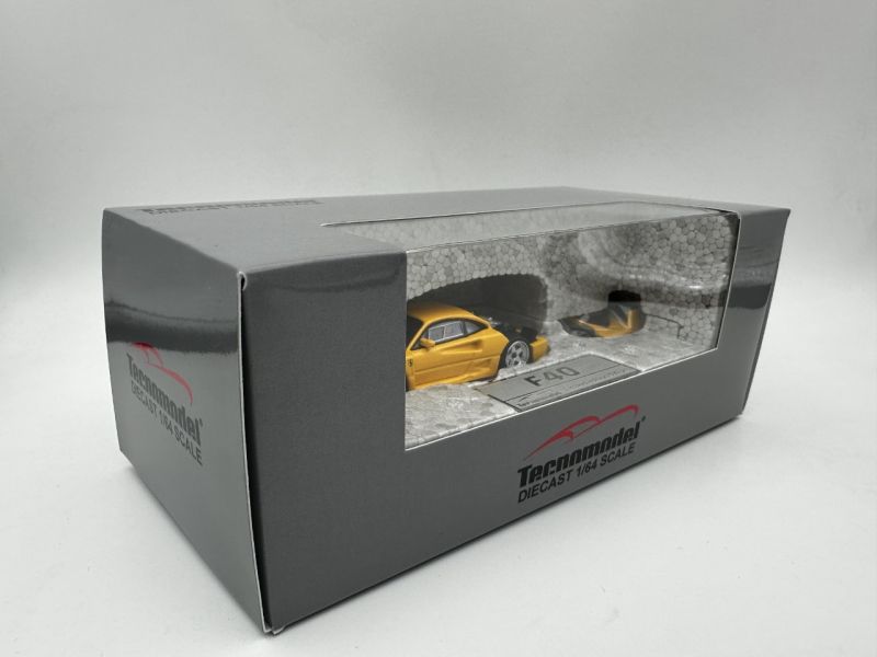 Tecnomodel 1/64 法拉利 Ferrari F40 LM 1996 Press version 黃色 Tecnomodel 1/64 法拉利 Ferrari F40 LM 1996 Press version 黃色