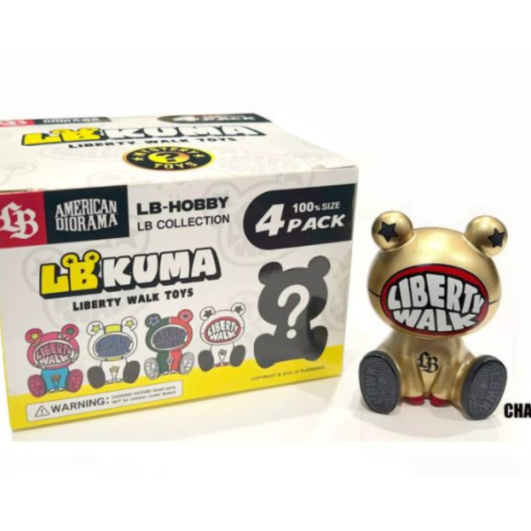 American Diorama 盒玩 Liberty Walk Kuma 100% Style 全4+1隱藏款 一中盒24入販售 AD-LBKuma05 American Diorama 盒玩 Liberty Walk Kuma 100% Style 全4+1隱藏款 一中盒24入販售 AD-LBKuma05