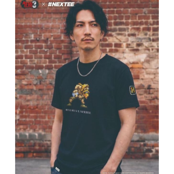 NEXTee 合金彈頭MetalSlug Hadouken 短袖T恤 黑&白 分別販售 NEXTee 合金彈頭MetalSlug Hadouken 短袖T恤 黑&白 分別販售