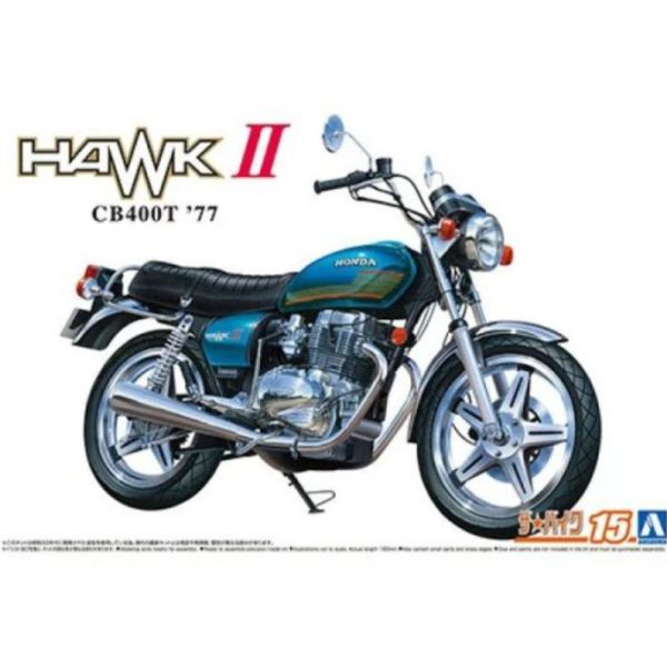 AOSHIMA 青島 1/12 機車 15 HONDA 本田 CB400T HAWK-II 1977 AOSHIMA 青島 1/12 機車 15 HONDA 本田 CB400T HAWK-II 1977