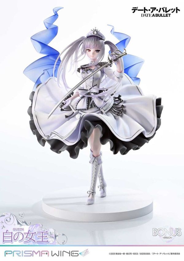 [特典版] Prisma Wing 1/7 約會大作戰 白之女王 PVC完成品 PWDAB-02PS [特典版] Prisma Wing 1/7 約會大作戰 白之女王 PVC完成品 PWDAB-02PS