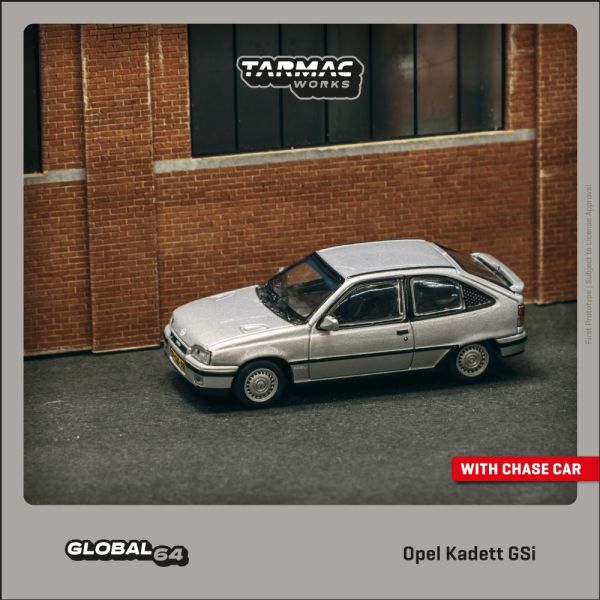TARMAC WORKS 1/64 歐寶 Opel Kadett Gsi 銀色 TARMAC WORKS 1/64 歐寶 Opel Kadett Gsi 銀色