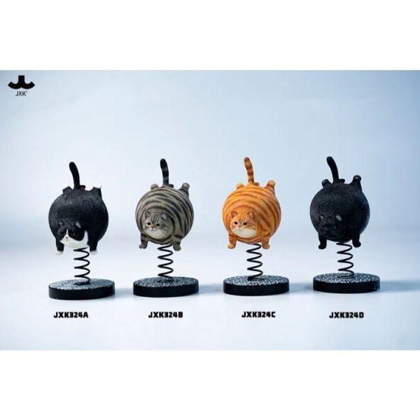 (預購) JXK JXK324 動物公仔 球貓 A 奶牛貓 20251223 JXK JXK324 動物公仔 球貓 A 奶牛貓