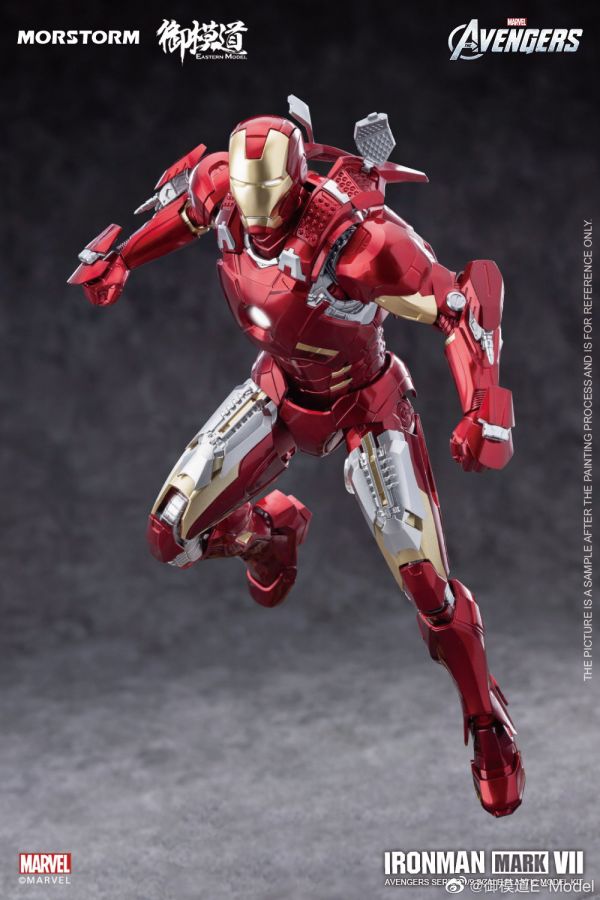 E-Model 御模道 1/9 漫威 MARVEL 鋼鐵人 Mk7 豪華噴塗版 組裝模型  E-Model 御模道 1/9 漫威 MARVEL 鋼鐵人 Mk5 豪華噴塗版 組裝模型 