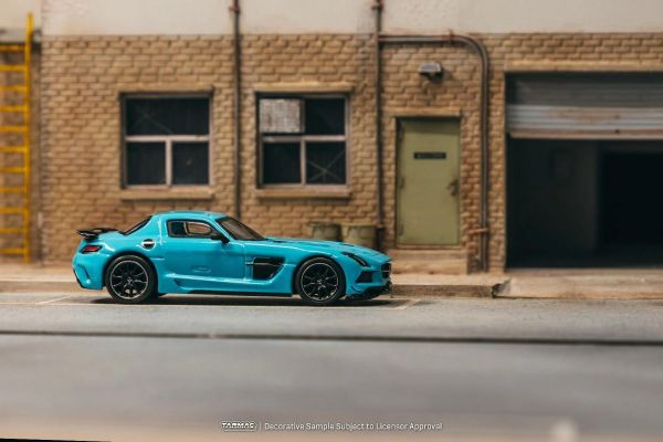 (預購) [吊卡版] Tarmac Works 1/64 賓士 GLOBAL64 Mercedes-Benz SLS AMG Coupé Black Series Matte Blue T64G-027-BC 20260824 [吊卡版] Tarmac Works 1/64 賓士 GLOBAL64 Mercedes-Benz SLS AMG Coupé Black Series Matte Blue T64G-027-BC