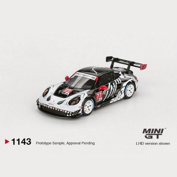 (預購) 限定 MINIGT 1/64 保時捷 Porsche 911 GT3 R #77 AO Racing  2025 IMSA  Petit Le Mans LHD 暴龍 吊卡版 MGT01143-BL 20251029 限定 MINIGT 1/64 保時捷 Porsche 911 GT3 R #77 AO Racing  2025 IMSA  Petit Le Mans LHD 暴龍 吊卡版 MGT01143-BL
