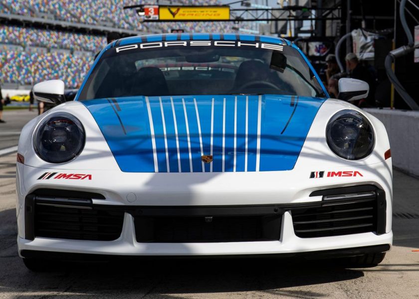 MINIGT 1/64 保時捷 Porsche 911 Turbo S 戴通納24耐2023 IMSA安全車 左駕 MINIGT 1/64 保時捷 Porsche 911 Turbo S 戴通納24耐2023 IMSA安全車 左駕