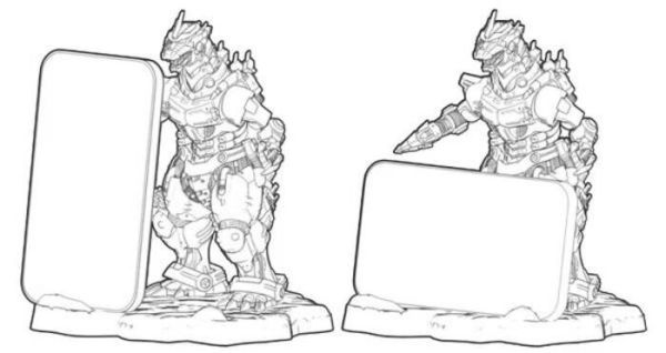 TOHO 東寶 DESKTOP MONSTER 3式機龍<改> 高機動型 手機架 TOHO 東寶 DESKTOP MONSTER 3式機龍<改> 高機動型 手機架