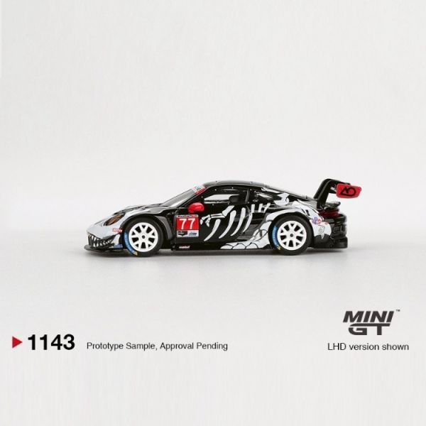 (預購) 限定 MINIGT 1/64 保時捷 Porsche 911 GT3 R #77 AO Racing  2025 IMSA  Petit Le Mans LHD 暴龍 吊卡版 MGT01143-BL 20251029 限定 MINIGT 1/64 保時捷 Porsche 911 GT3 R #77 AO Racing  2025 IMSA  Petit Le Mans LHD 暴龍 吊卡版 MGT01143-BL