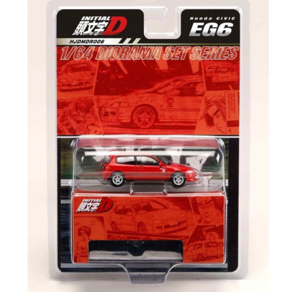 (預購) HOBBY JAPAN 1/64 本田 Diorama Set Series Honda CIVIC (EG6) Myogi Night Kids / Initial D 庄司慎吾VS藤原拓海 對戰場合 20261027 HOBBY JAPAN 1/64 本田 Diorama Set Series Honda CIVIC (EG6) Myogi Night Kids / Initial D 庄司慎吾VS藤原拓海 對戰場合