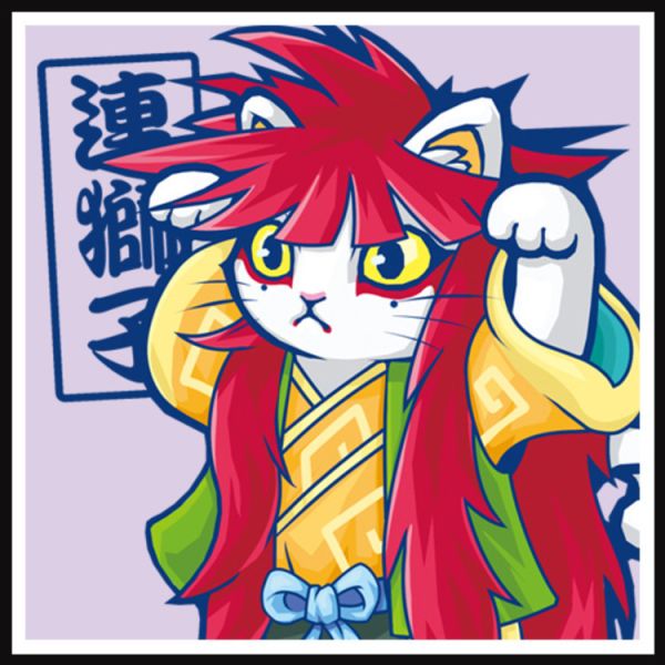 NEXTee KONEKO 連獅子(紅) 短袖T恤 NEXTee KONEKO 連獅子(紅) 短袖T恤