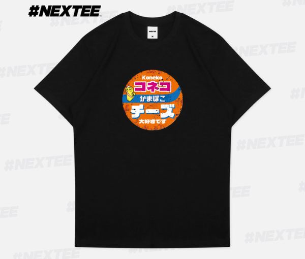 NEXTee KONEKO 愛吃起司魚板喵 短袖T恤 NEXTee KONEKO 愛吃起司魚板喵 短袖T恤