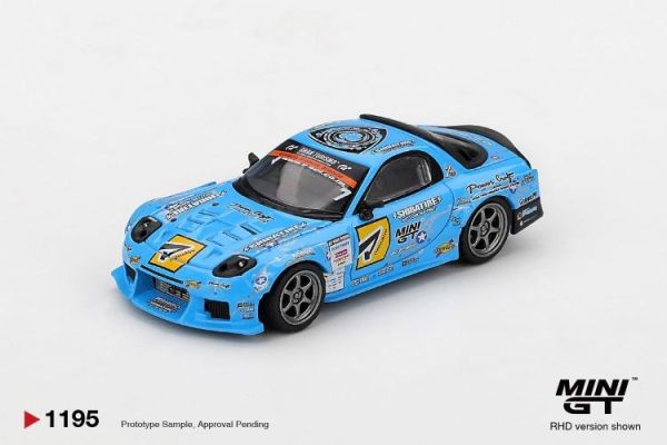 (預購) [吊卡版] MINIGT 1/64 馬自達 Mazda RX-7 RE-Amemiya 2025 D1GP RHD MGT01195-BL 20260129 [吊卡版] MINIGT 1/64 馬自達 Mazda RX-7 RE-Amemiya 2025 D1GP RHD MGT01195-BL