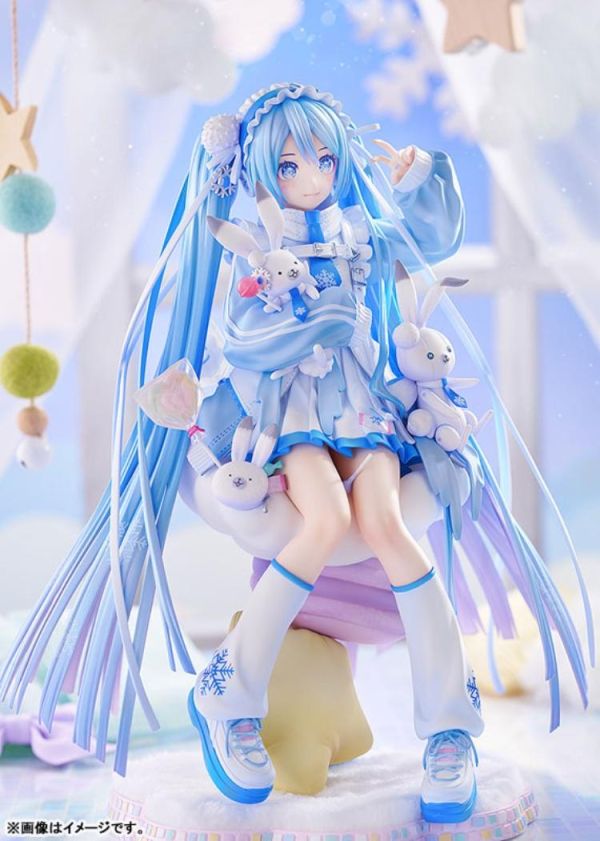 (預購) Good Smile 1/7 初音未來 雪未來 Yukiiro Pop Ver. PVC完成品 20260315 Good Smile 1/7 初音未來 雪未來 Yukiiro Pop Ver. PVC完成品