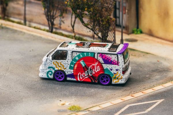 TARMAC 1/64 豐田 Toyota Hiace Wagon Custom Coca-Cola Delivery Van T64-078-CC TARMAC 1/64 豐田 Toyota Hiace Wagon Custom Coca-Cola Delivery Van T64-078-CC
